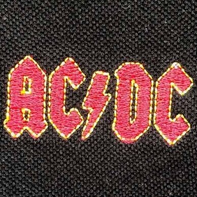 AC/DC - Logo Polo T-Shirt 1