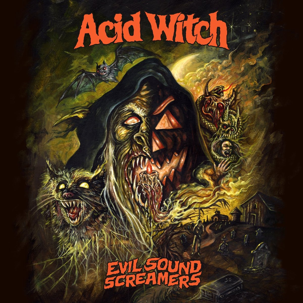 Acid Witch ‎- Evil Sound Screamers CD | Records | -IPR666 Shop