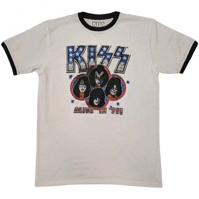 Kiss - Alive '77 (White) T-Shirt